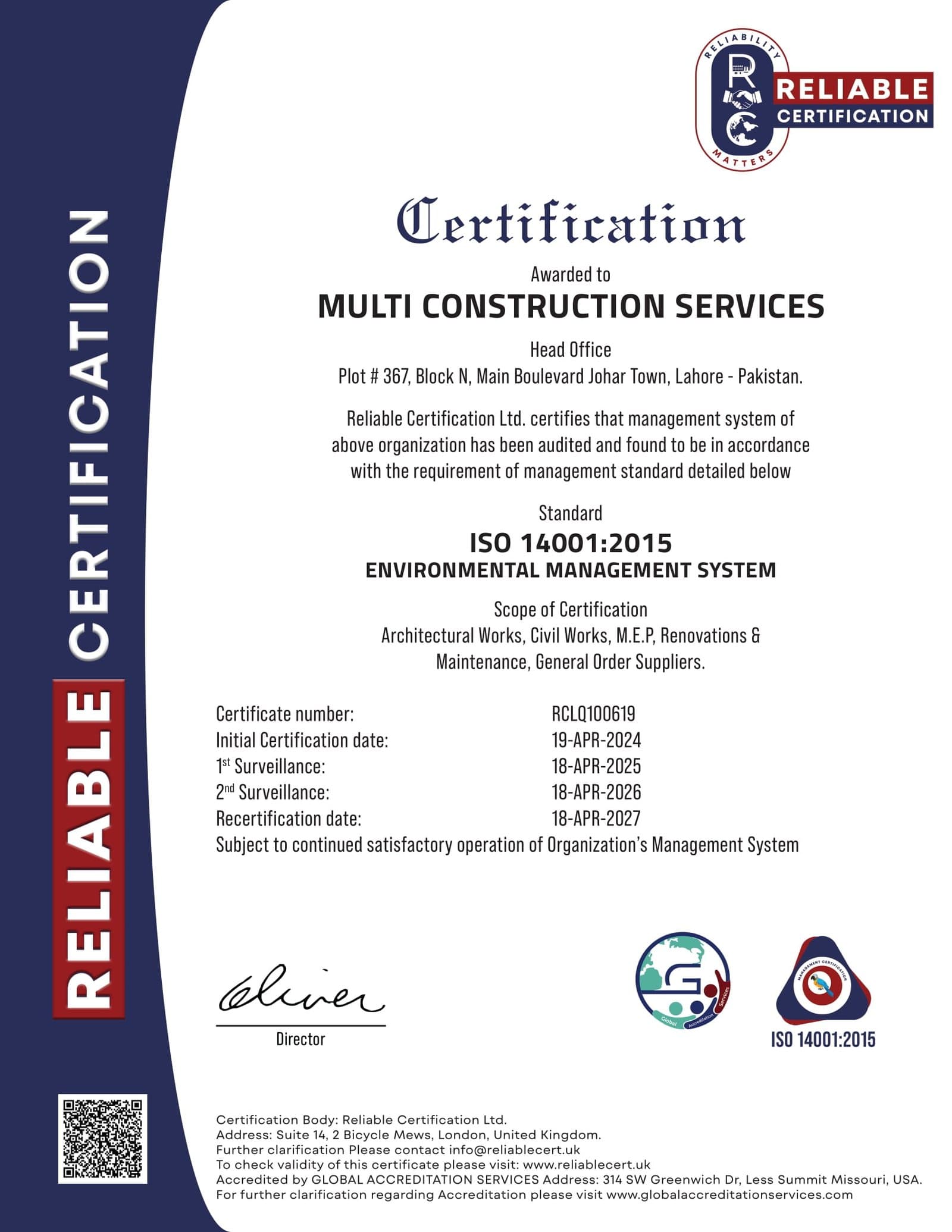 ISO 14001 - Environmental Management